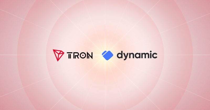 TRON integrated by Dynamic, streamlining wallet connectivity for developers worldwide