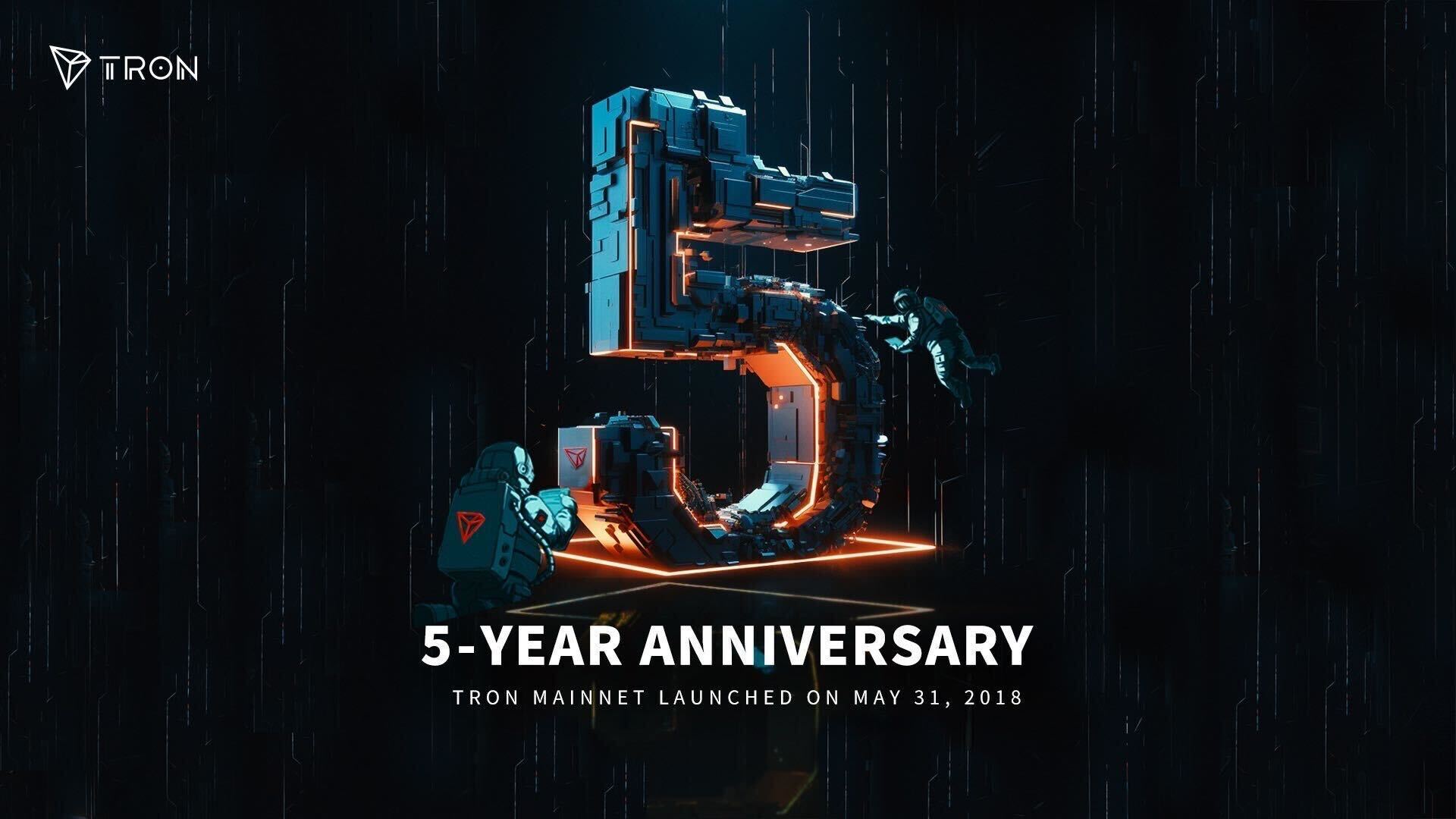 TRON MainNet Celebrates Fifth Anniversary and Stands Now as the Preferred Global Blockchain