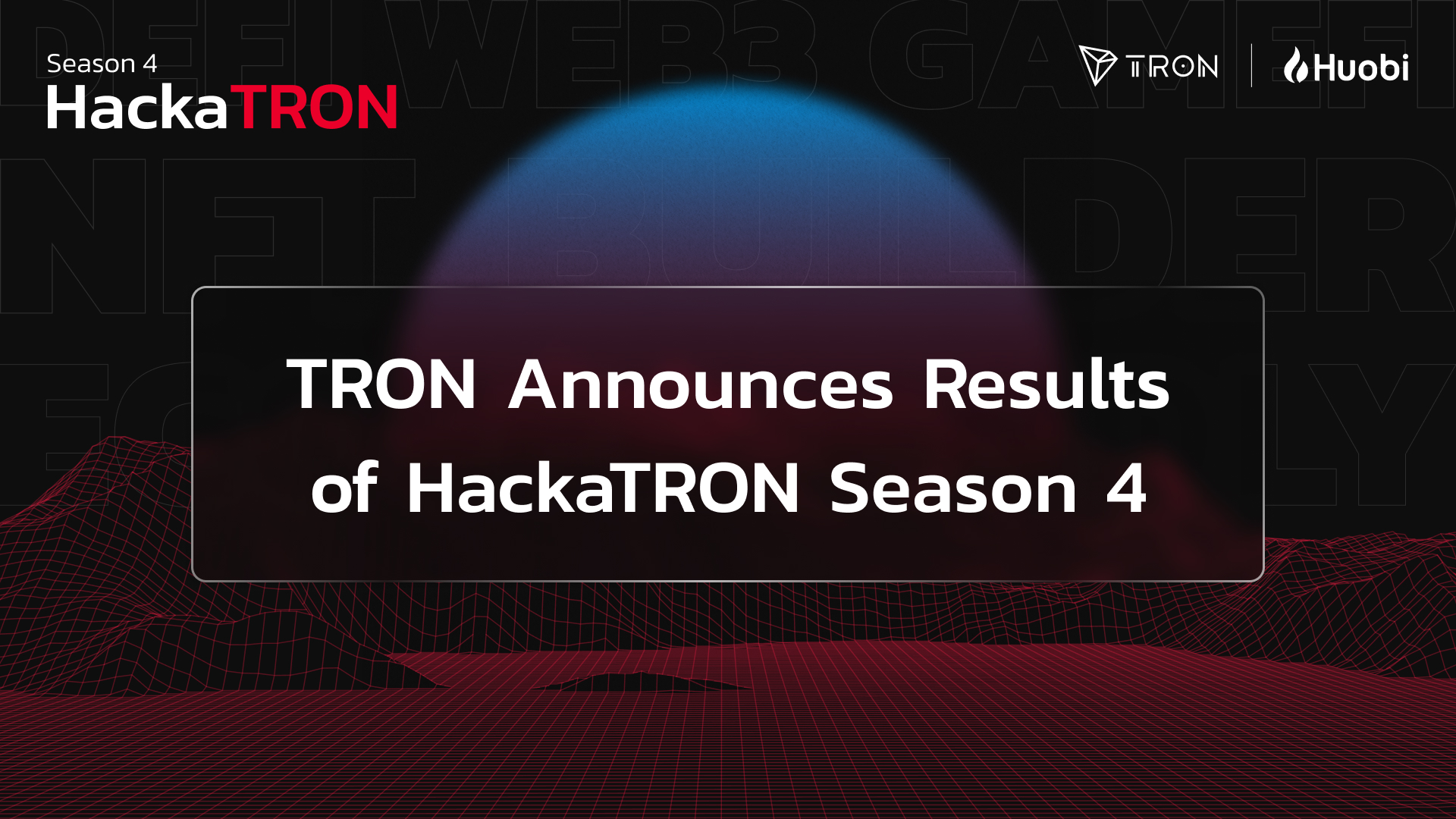 TRON DAO Announces Results of HackaTRON Season 4