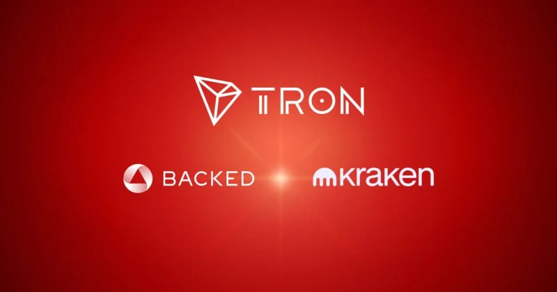 Kraken and Backed announce strategic collaboration with TRON DAO to broaden access to tokenized equities