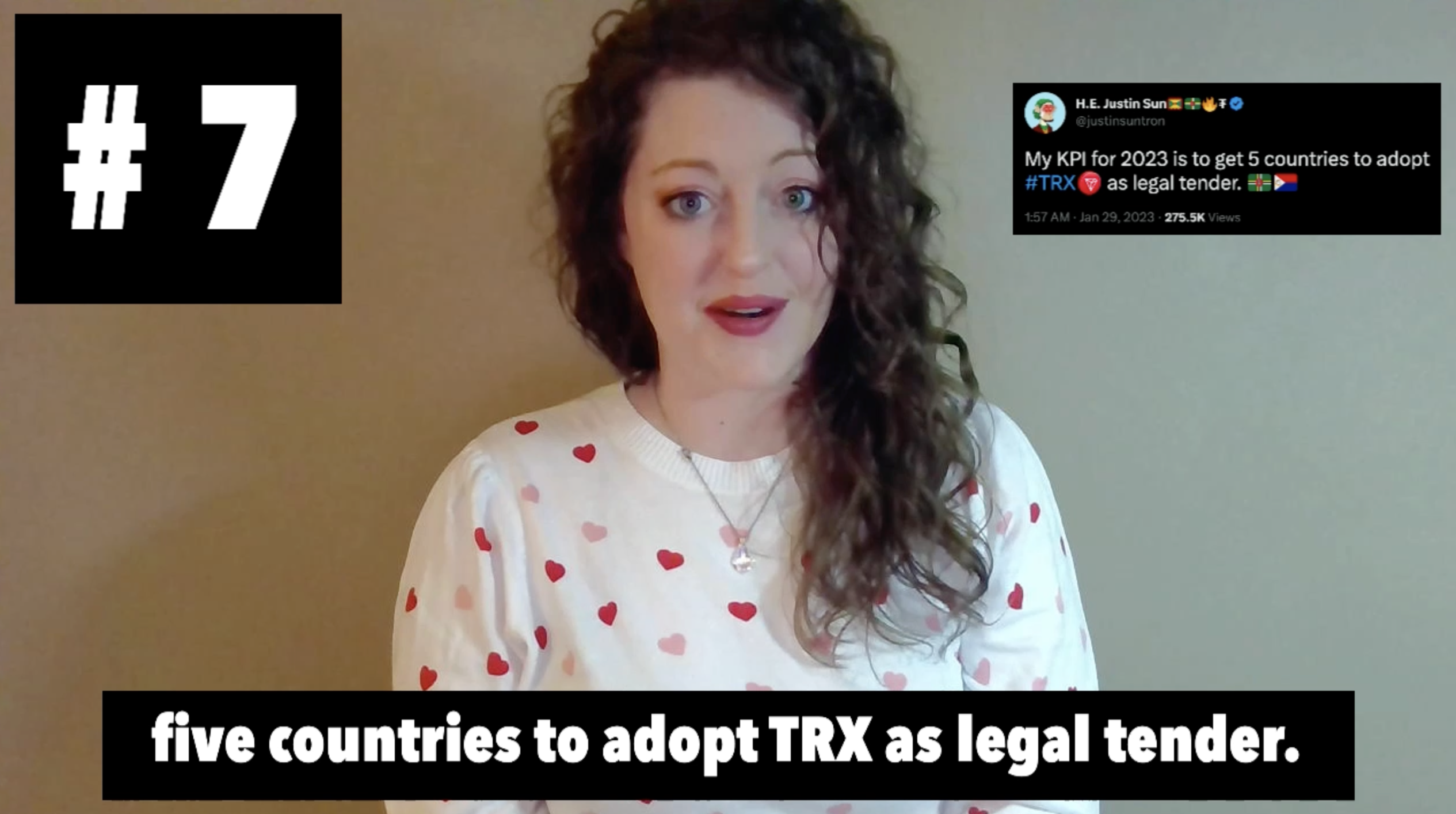 January 29 to February 4 TRON Weekly Update Video